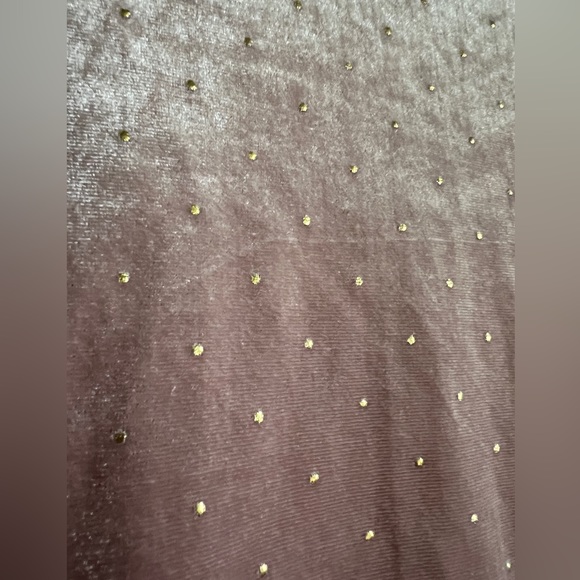 Free people combo blush panty velvet with gold polka dots - Picture 3 of 7